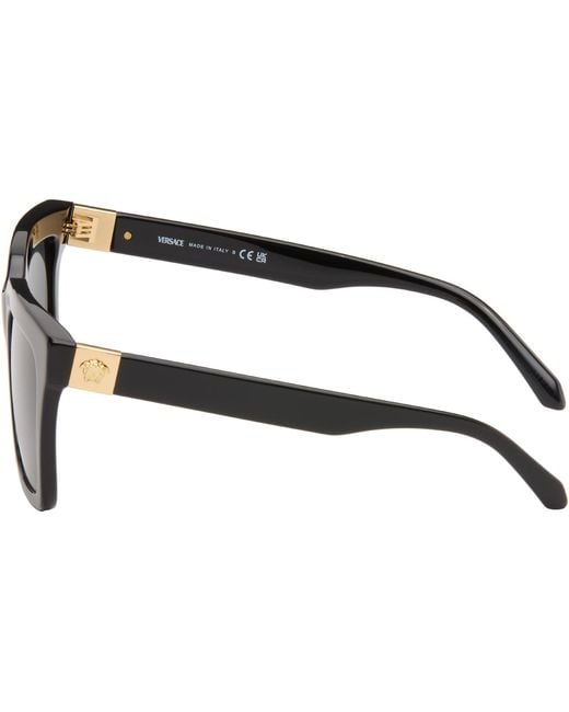 Versace Black Medusa Plaque Sunglasses