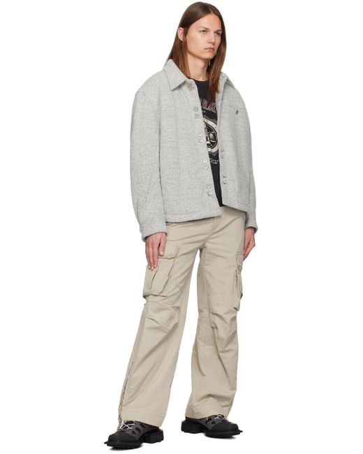 C2H4 Gray Cosey Jacket for men