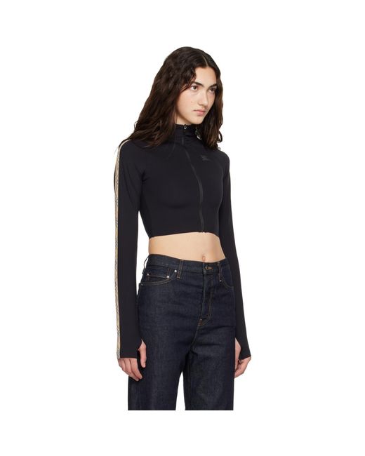 Burberry Black Astrid Track Jacket