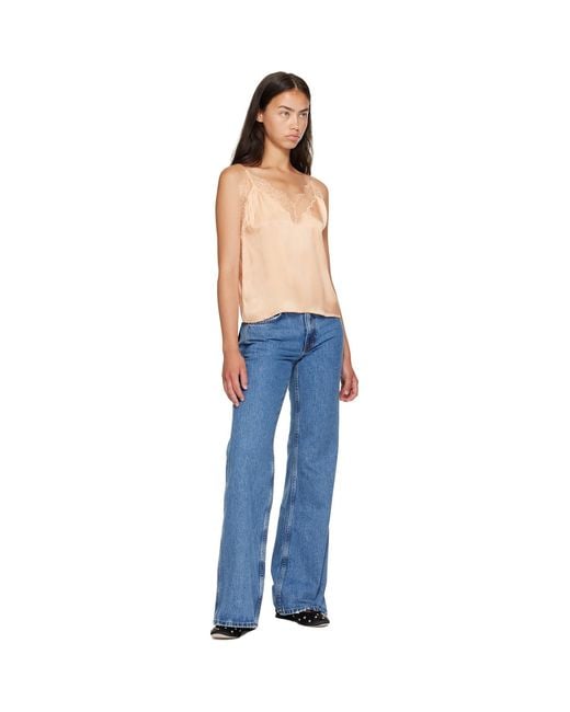 Anine Bing Blue Mael Camisole