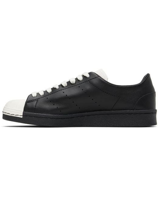 Y-3 Black Superstar Sneakers for men