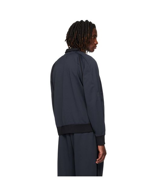 On Shoes Blue Courtside Full-Zip Sweatshirt for men