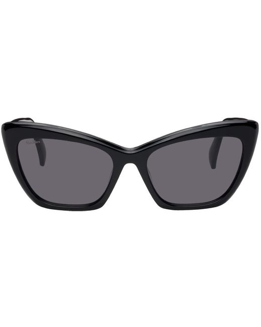 Max Mara Black Cat-eye Sunglasses