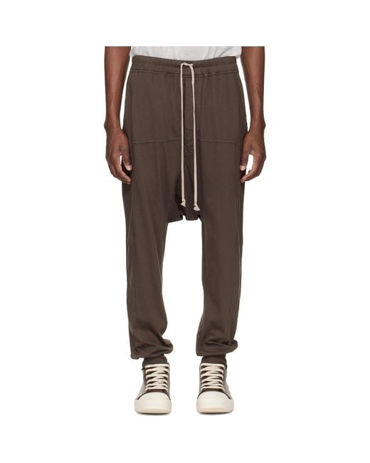 Rick Owens Multicolor Temple Drawstring Sweatpants for men