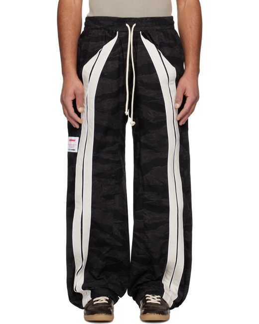 RIVINGTON roi Rebis Black Trappist Penta Trousers for men
