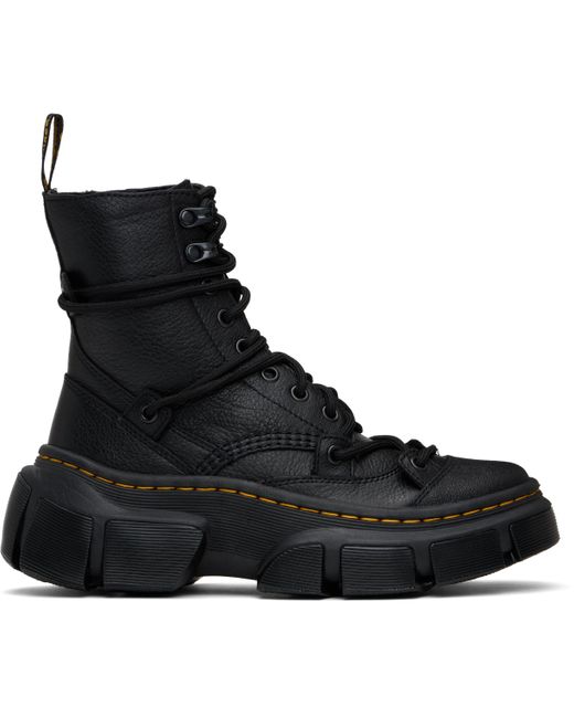 Dr. Martens Black Dmxl 8-Eye Leather Boots