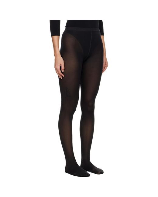 Wolford Black 'Velvet De Luxe' 50 Tights