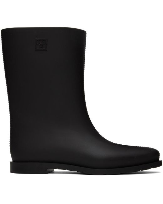 Totême Black 'the Rain' Boots | Lyst UK