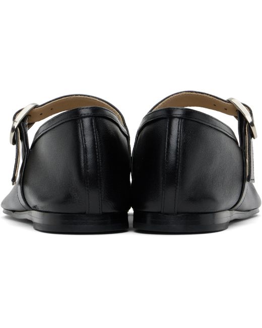 Le Monde Beryl Mary Jane Ballerina Flats in Black | Lyst