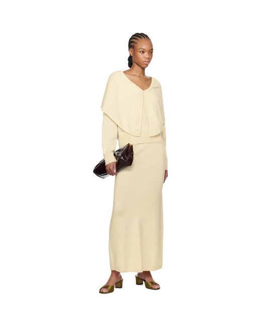 TOVE Natural Off- Nellie Maxi Skirt