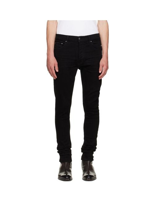 Amiri Black Stack Jeans for men