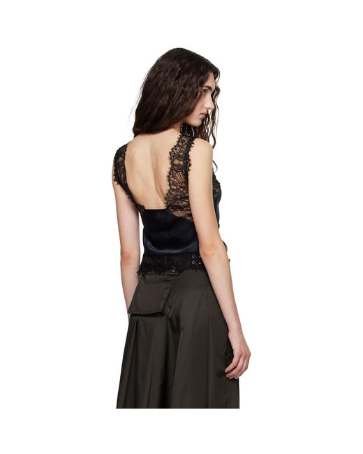 Collina Strada Black Raina Top