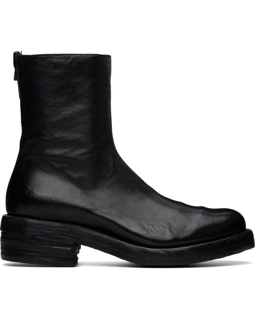 A Diciannoveventitre Black Kangaroo M110 Boots for men