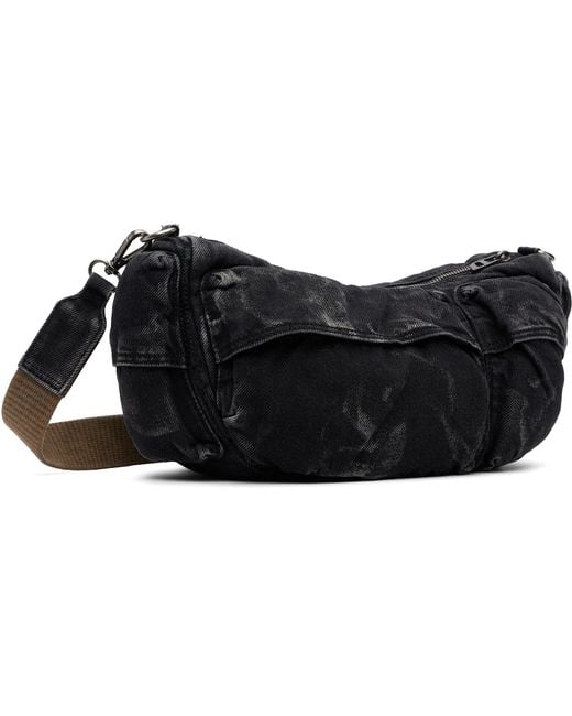 DIESEL Black Multi-Pkts-Multipocket Bag for men