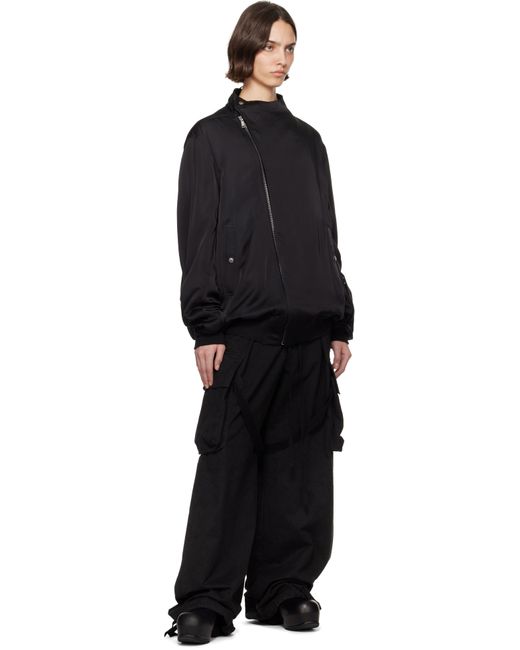 【RICK OWENS】Hollywood Washed Charmeuse Anthem ジャケット Rick Owens Hollywood Washed Charmeuse Anthem Bomber Jacket