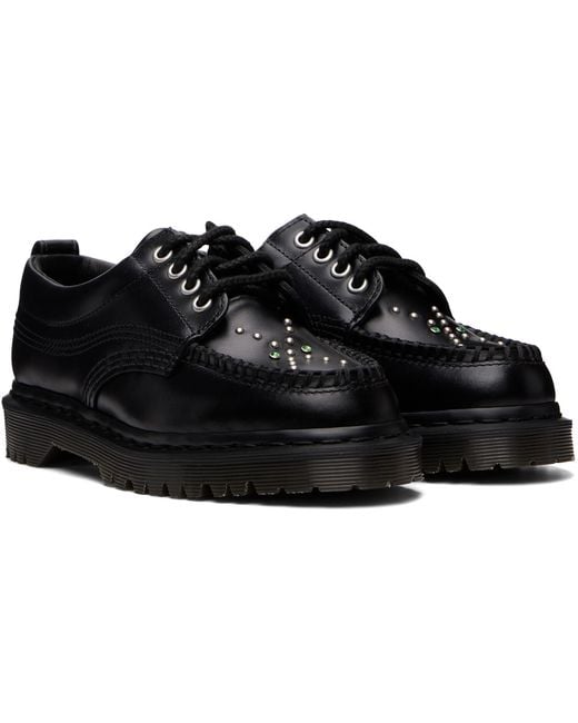 Dr. Martens Black Lowell Stud Derbys for men