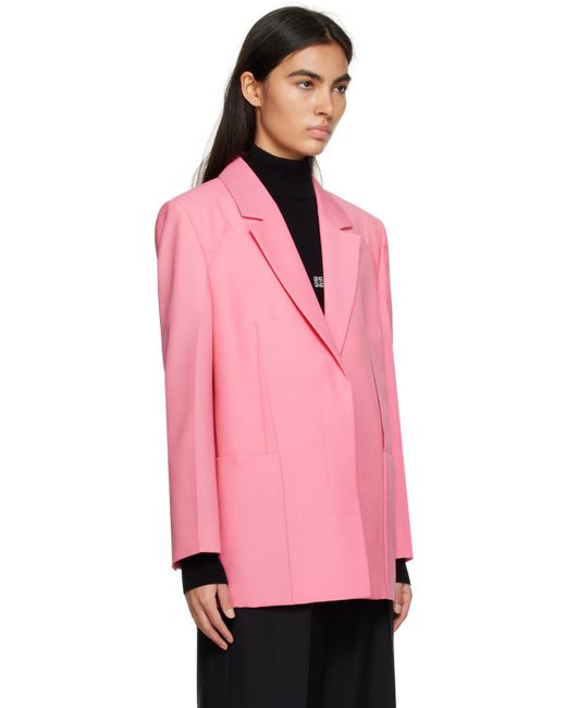 Givenchy Pink Oversized Blazer
