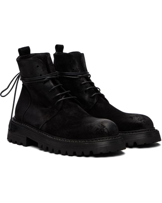 Marsèll Men's Black Carrucola Combat Boots - Main Image