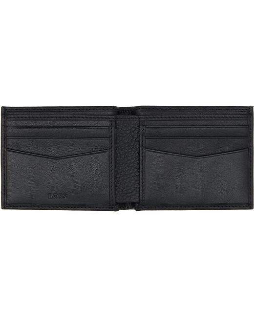 Boss Black Logo-Lettering Wallet for men