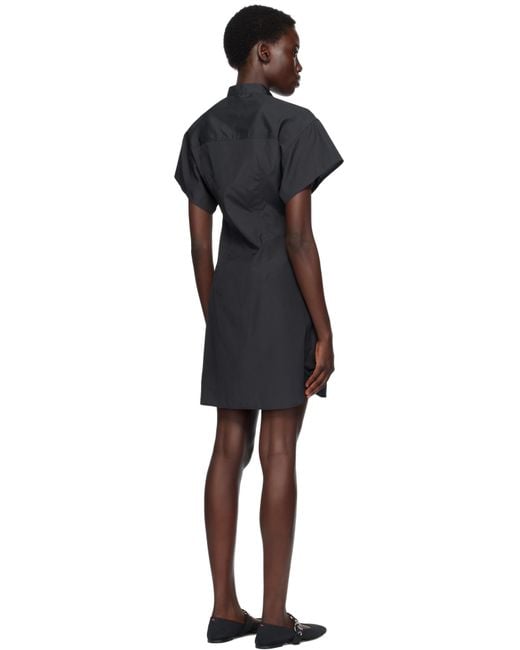 Rag & Bone Black Gretchen Shirt Minidress