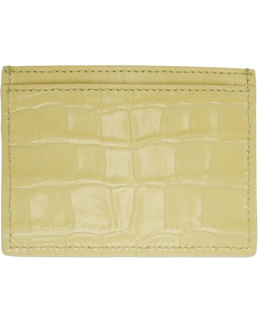 Vivienne Westwood Metallic Flat Card Holder for men
