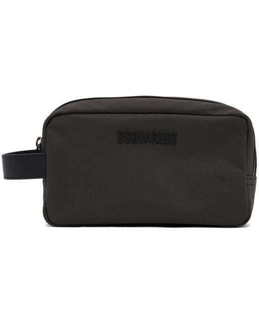 DSquared² Gray & Black Urban Beauty Pouch for men