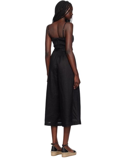 Zimmermann Black Belted Jumpsuit