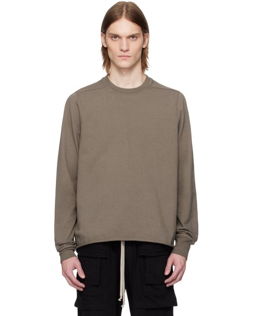Rick Owens Black Hollywood Crewneck Sweatshirt for men