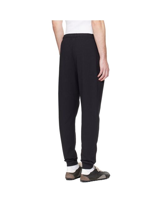 Skims Black Jersey Lounge Jogger Sweatpants for men