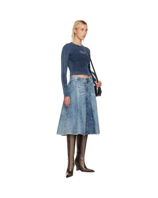 DIESEL Blue Anchor-A T-Shirt