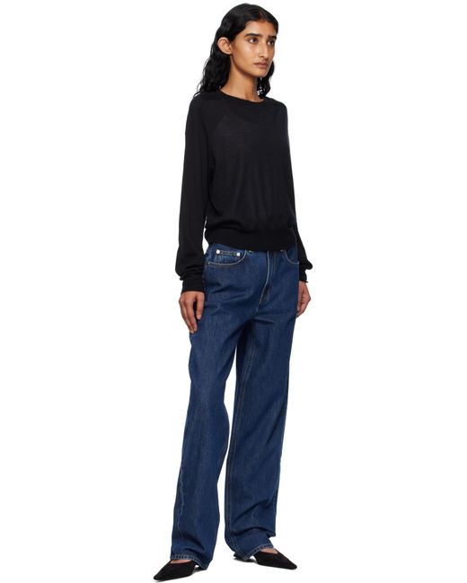 Loulou de Saison Blue Samur Lds Straight Leg Jeans