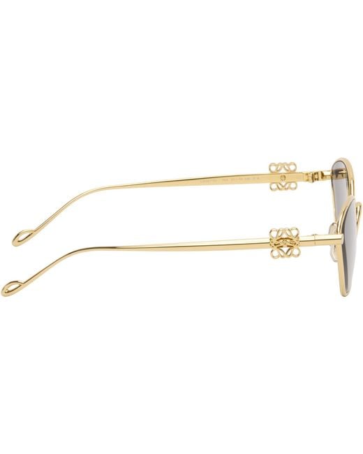 Loewe Black Anagram Hexagonal Sunglasses