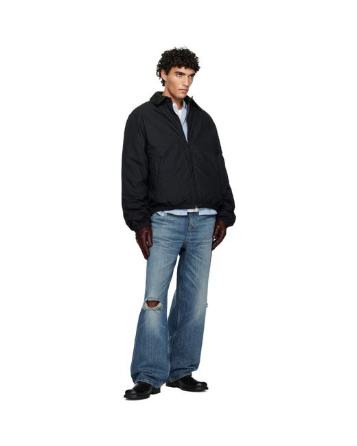 Our Legacy Black Avenue Puffa Down Jacket for men