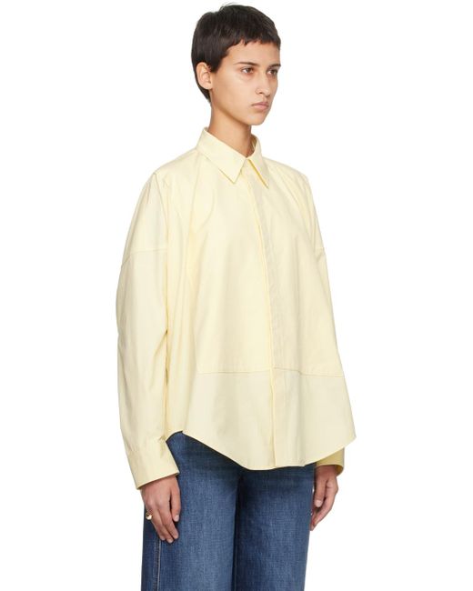 Bottega Veneta Natural Yellow Compact Shirt