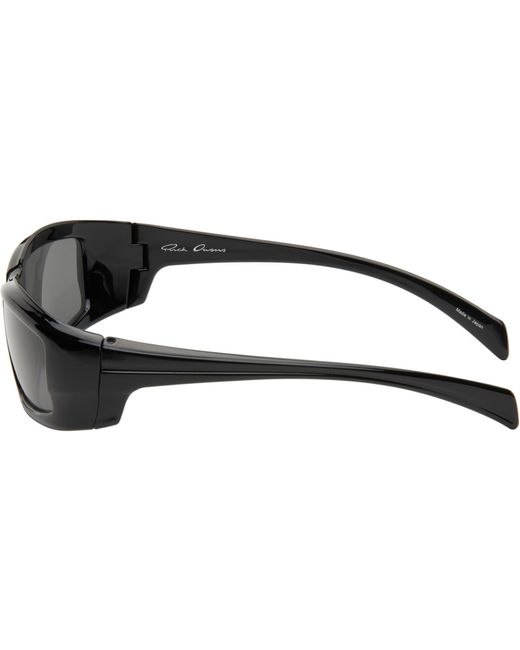 Rick Owens Black Temple Rick Sunglasses