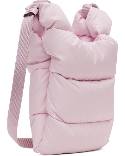 Moncler Pink Down Legere Crossbody Bag