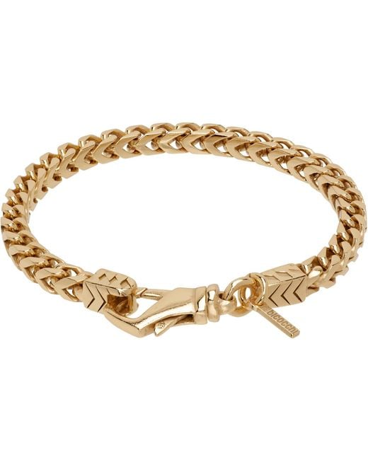 Emanuele Bicocchi Black Box Chain Bracelet for men