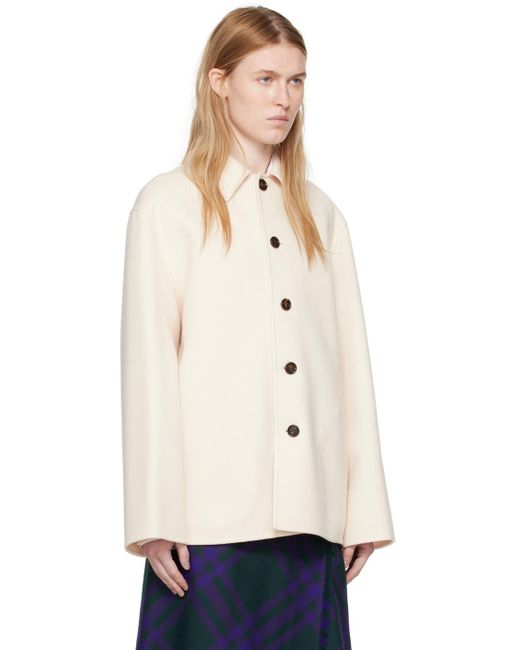 Burberry Natural Button Jacket