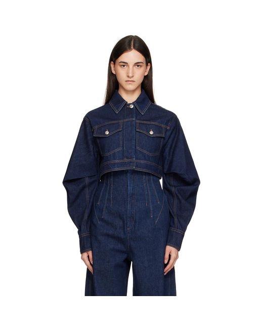 Sportmax Blue Sir Denim Jacket
