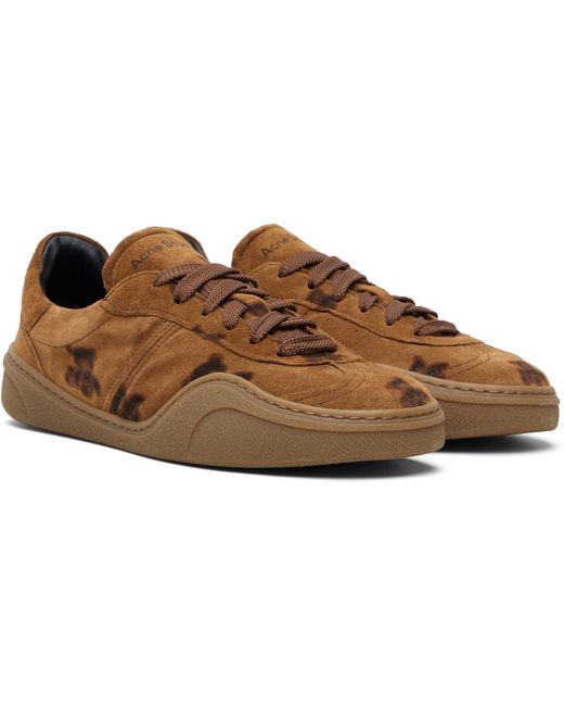 Acne Black Lace-Up Sneakers for men