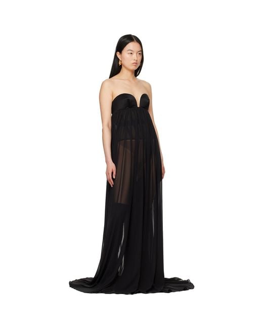 Monot Black Sweetheart Jumpsuit