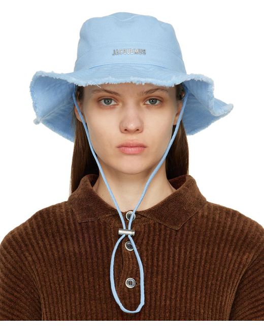 Jacquemus Blue Le Papier 'le Bob Artichaut' Bucket Hat