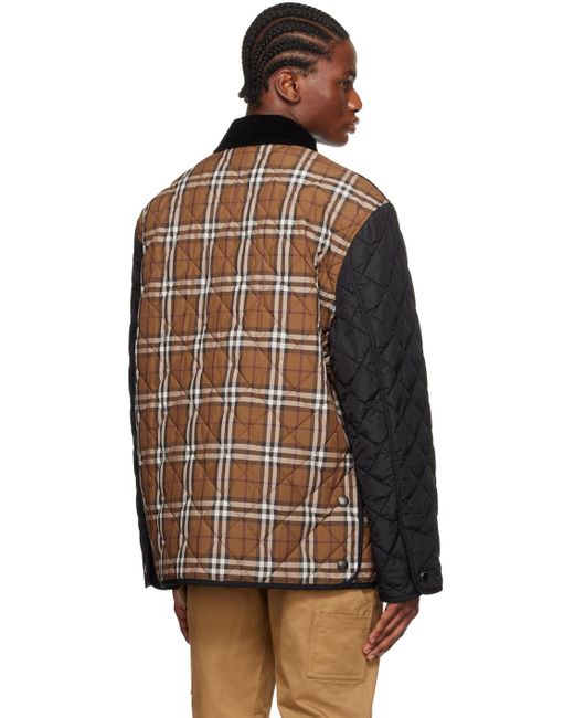Burberry Brown Check Jacket