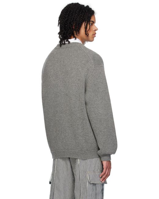 KENZO Gray Paris Elephant Sweater for men