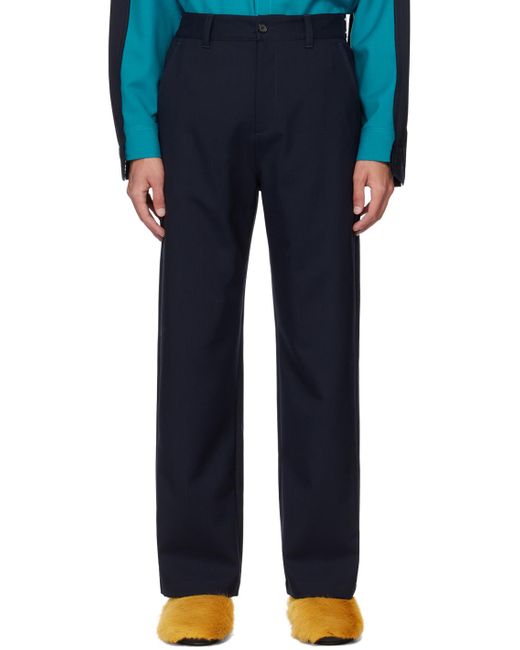 Marni Blue Four-pocket Trousers for men