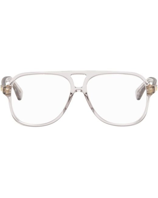 Bottega Veneta Black Slim Ribbon Glasses for men