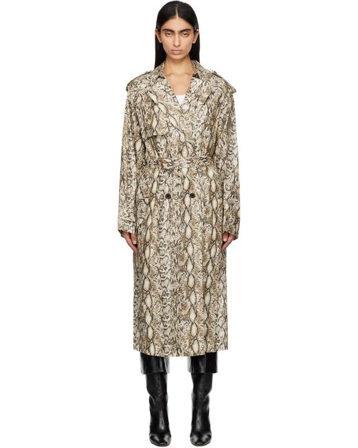 Isabel Marant Black Freanne Trench Coat