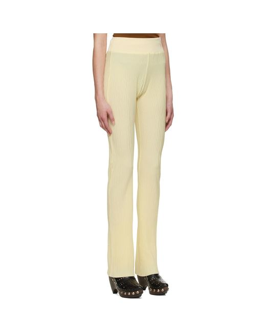 Atlein Multicolor Yellow Polyester Trousers