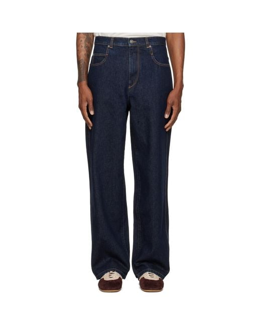 Isabel Marant Blue Jameson Jeans for men