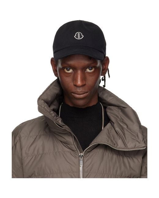 Rick Owens Brown Moncler + Baseball Hat for men